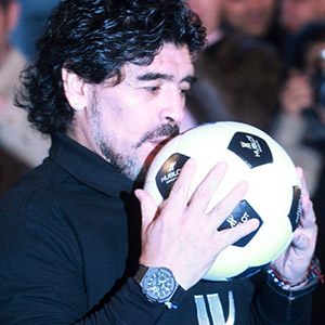 Рекламная акция hublot и Марадоны